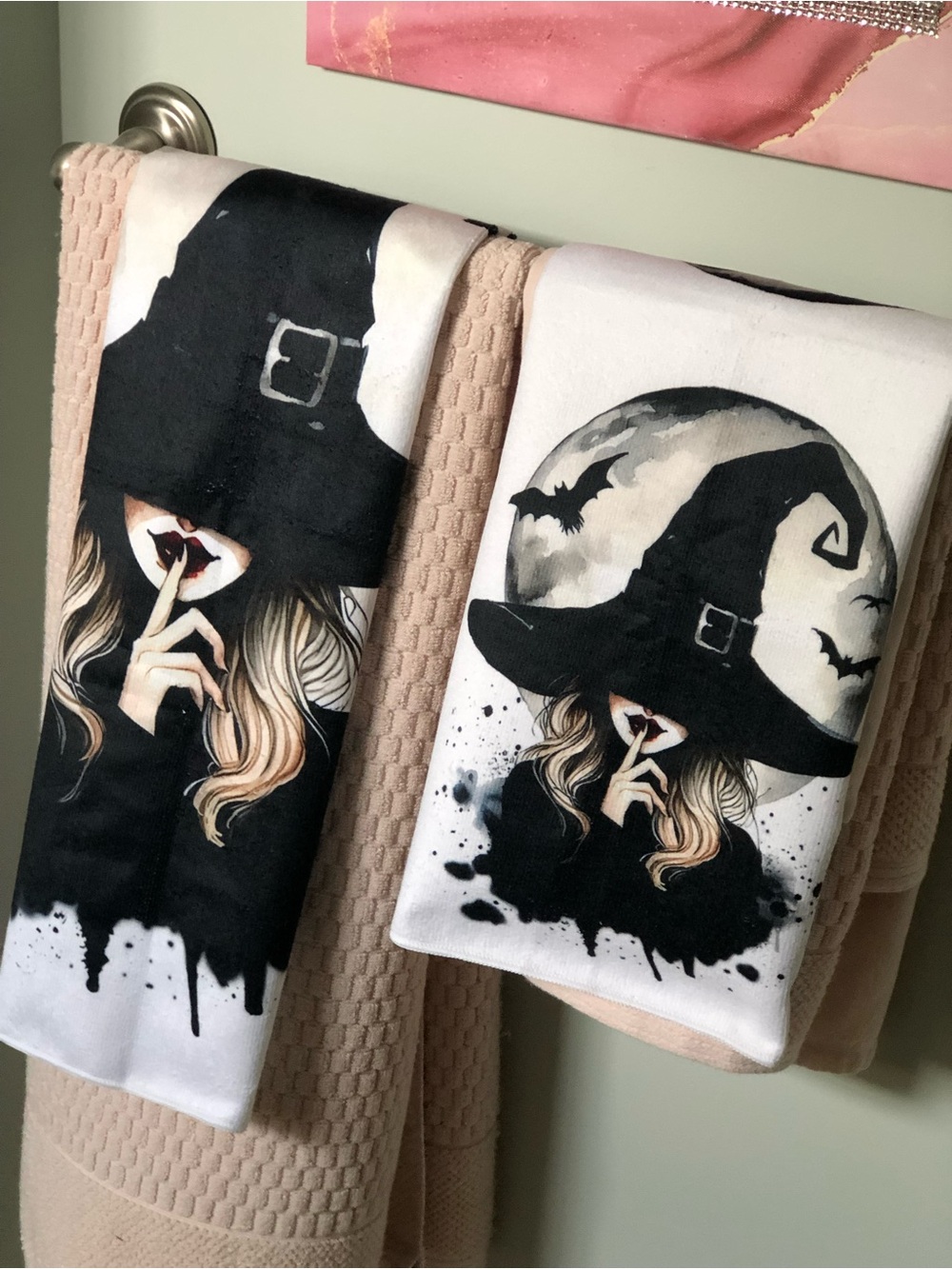 Witchy towels🧙‍♀️